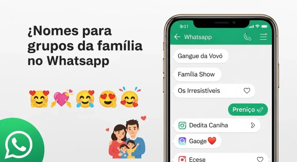 🔷Nomes para grupos da família no WhatsApp