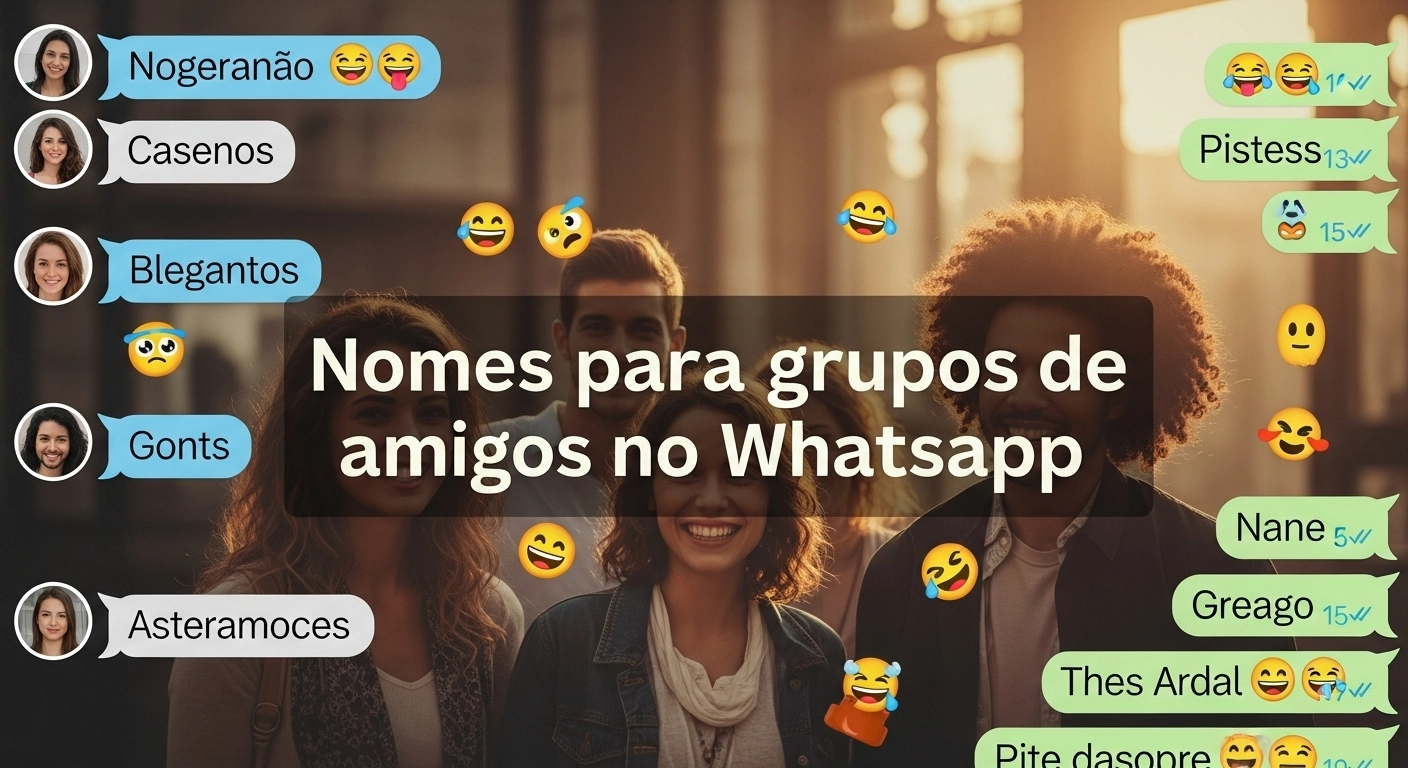🔷Nomes para grupos de amigos no WhatsApp