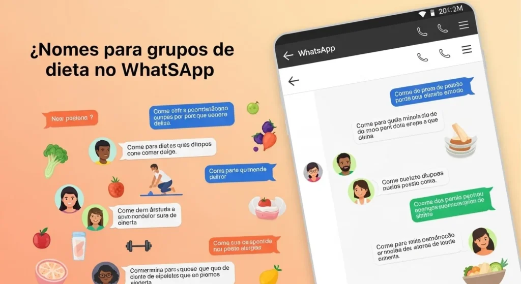 🔷Nomes para grupos de dieta no WhatsApp
