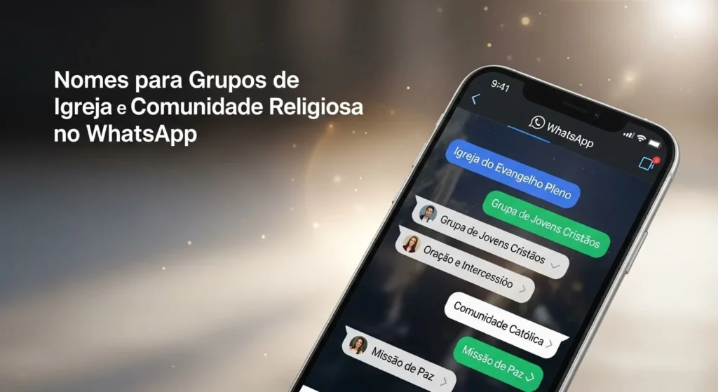 🔷Nomes para grupos de igreja e comunidades religiosas no WhatsApp