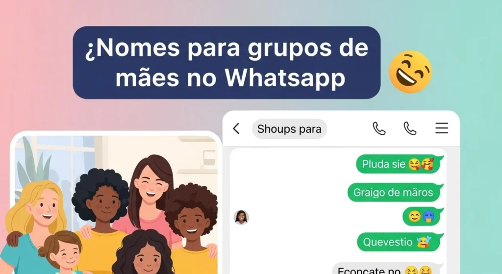 🔷Nomes para grupos de mães no WhatsApp