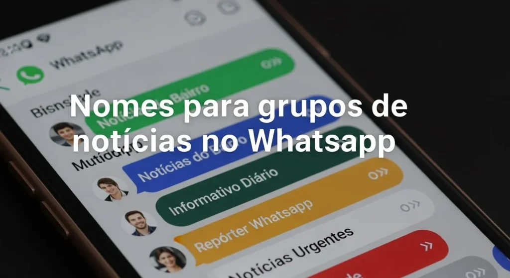 🔷Nomes para grupos de notícias no WhatsApp