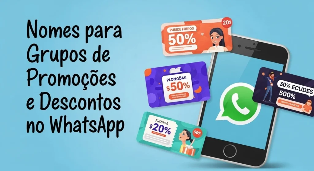 🔷Nomes para grupos de promoções e descontos no WhatsApp