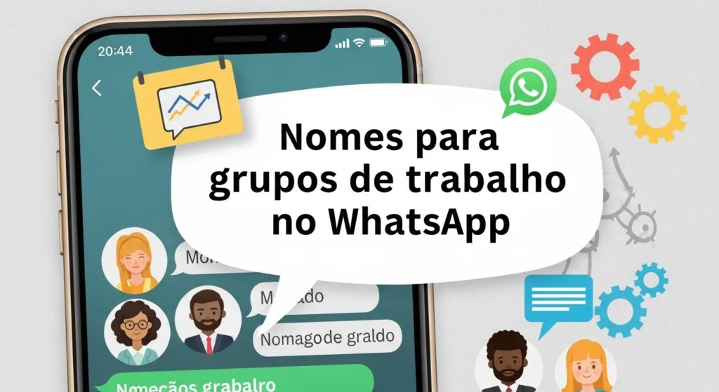 Nomes para grupos de trabalho no WhatsApp