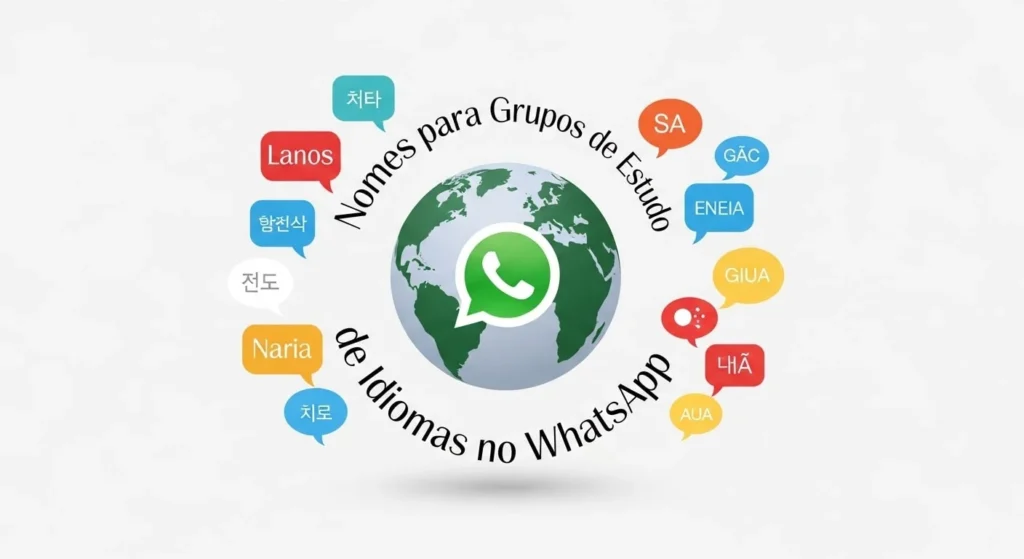 🔷Nomes para grupos no WhatsApp de estudo de idiomas