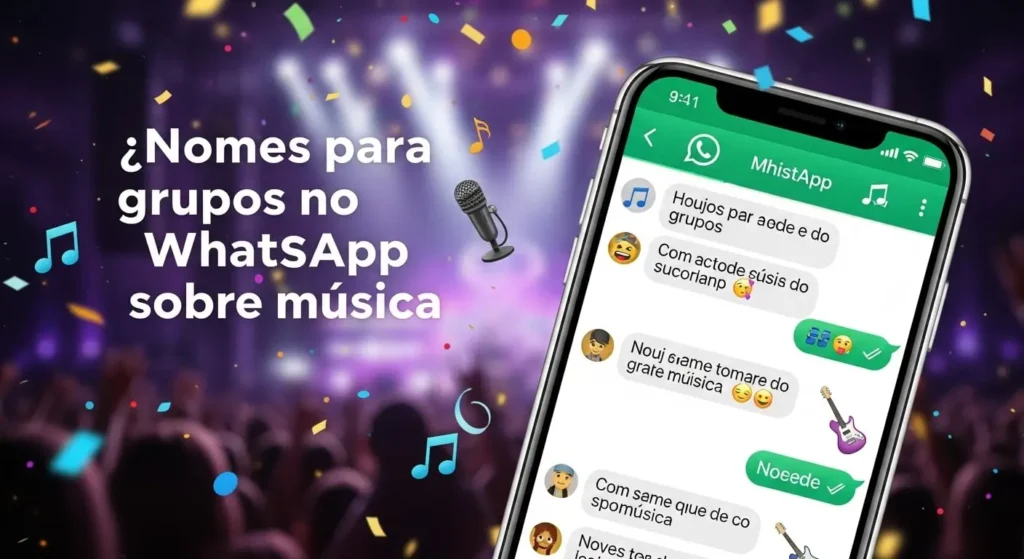 🔷Nomes para grupos no WhatsApp sobre música