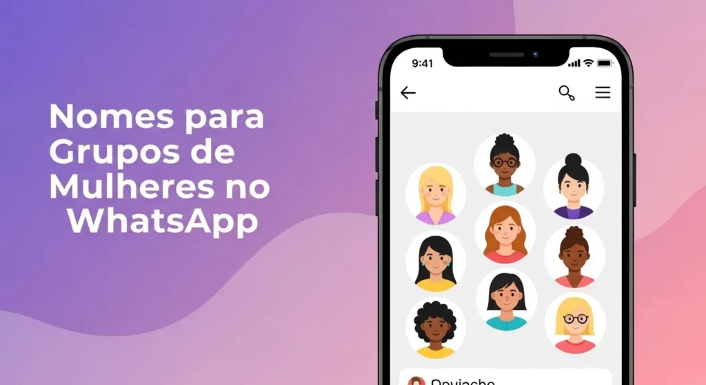 🔷Nomes para grupos só de mulheres no WhatsApp