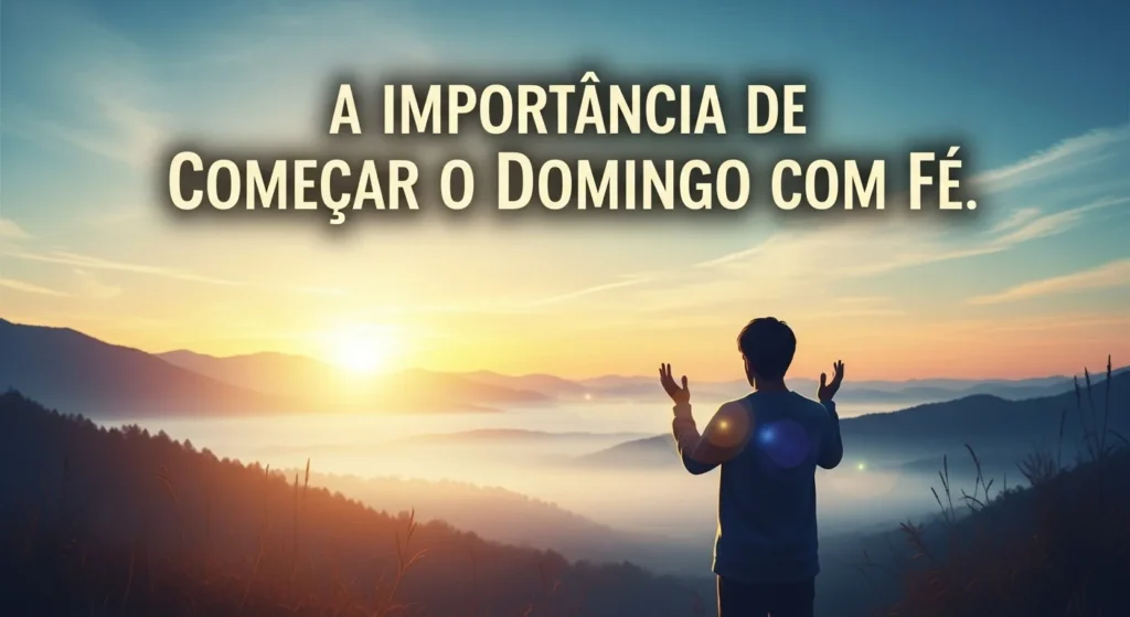 A Importância de Começar o Domingo com Fé