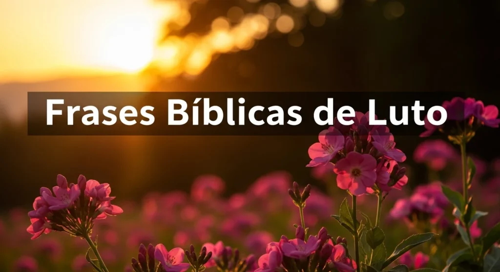Frases Bíblicas de Luto