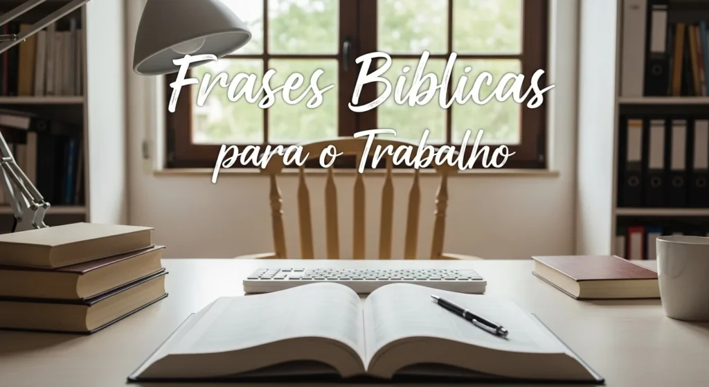 Frases Bíblicas para o Trabalho
