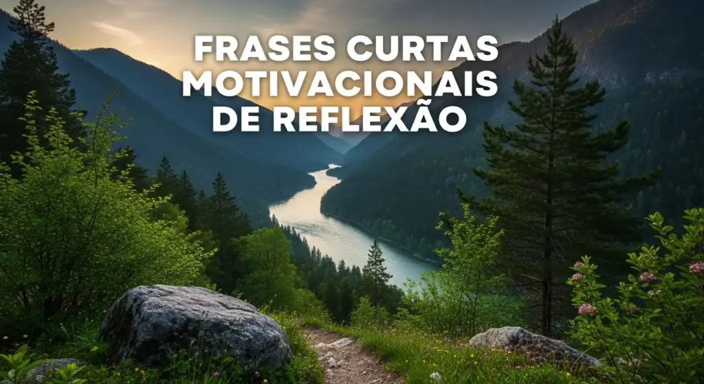 Frases Curtas Motivacionais de Reflexão