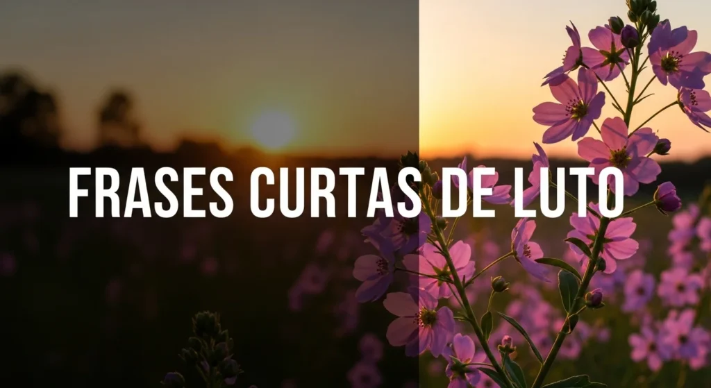 Frases Curtas de Luto