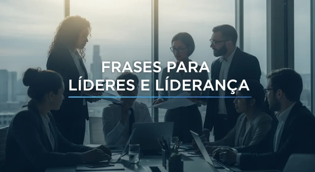 Frases para Lideres e Lideranca