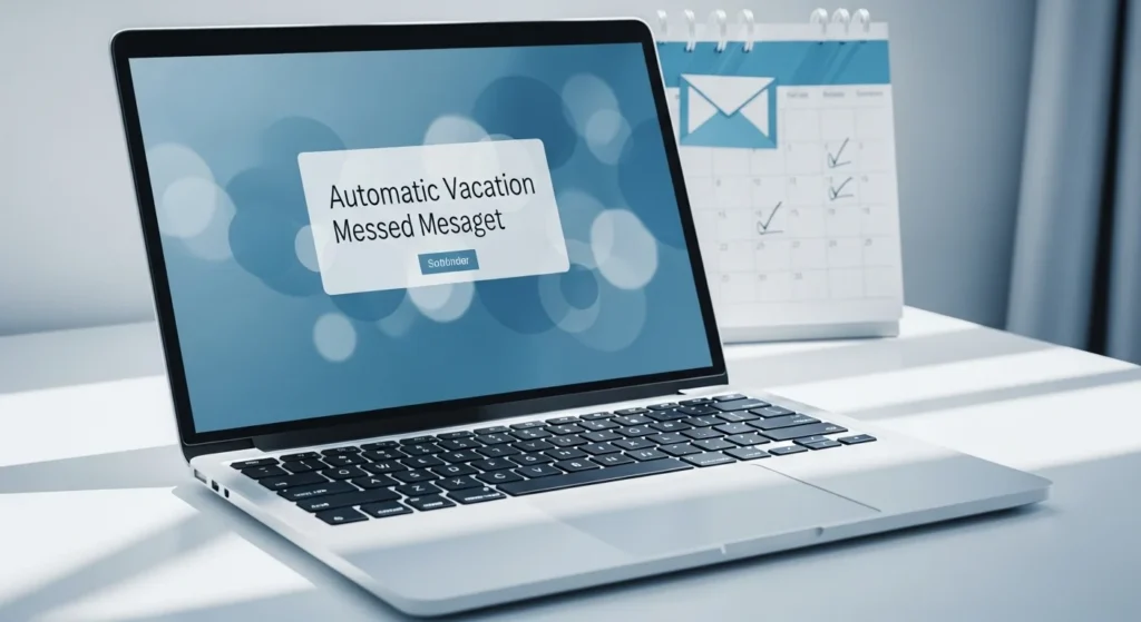 Mensagem Automática de Férias do Trabalho