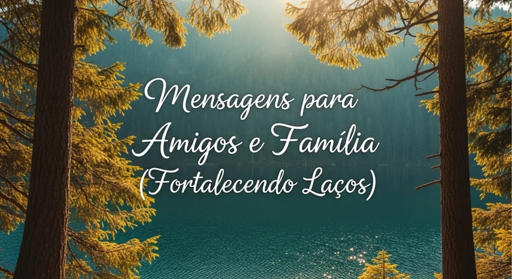 Mensagens para Amigos e Família (Fortalecendo Laços)