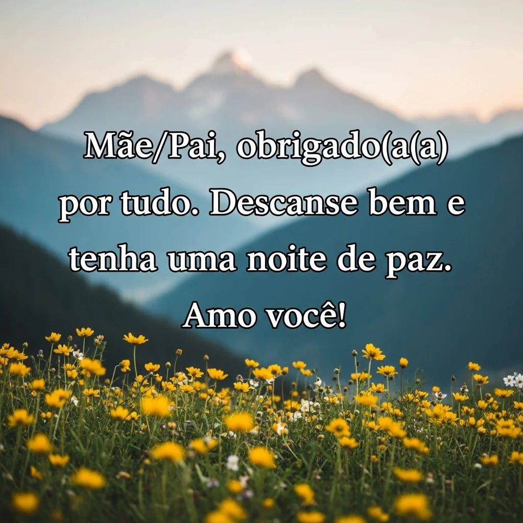 Boa noite.