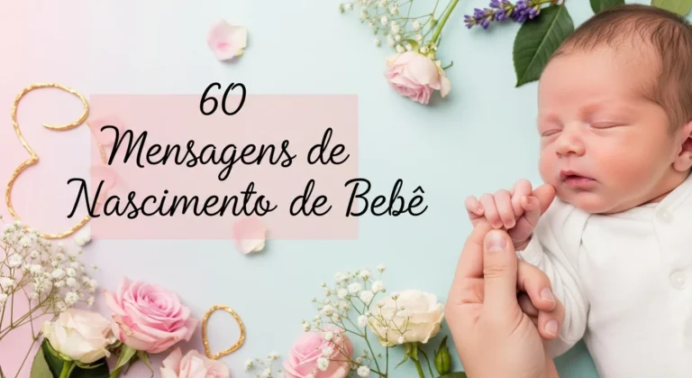 60 Mensagem de Nascimento de Bebê