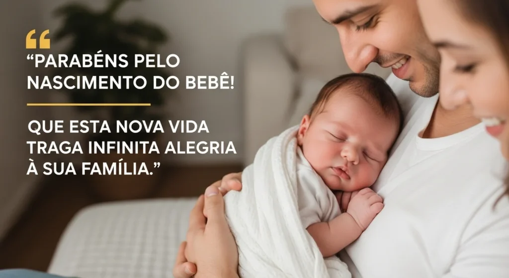Mensagens de Parabéns pelo Nascimento do Bebê