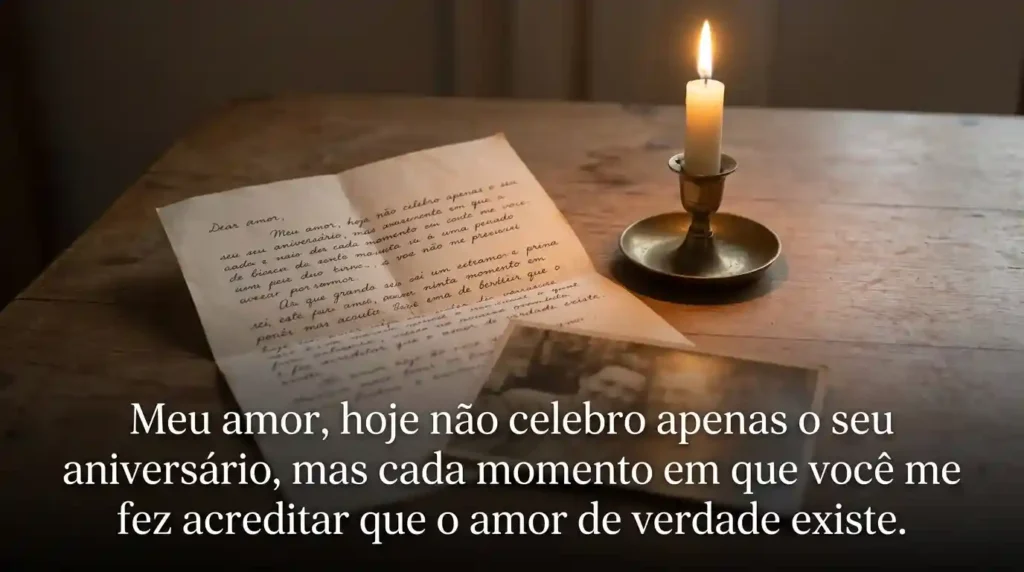 Texto de Aniversário para Marido Chorar (Emocionante)
