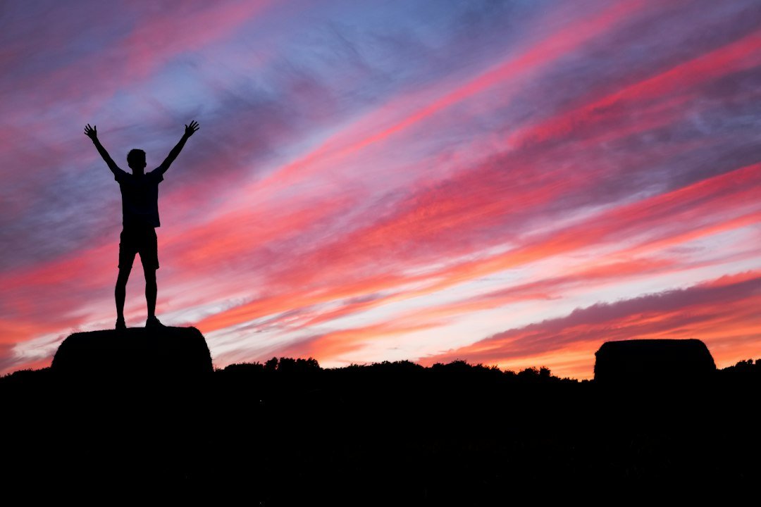 Frases Positivas em Inglês com Tradução: 45 Opções 1 Pessoa de braços abertos diante de uma paisagem inspiradora