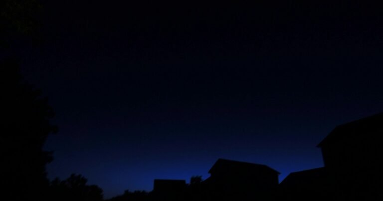 Céu noturno para figurinhas fofas de boa noite