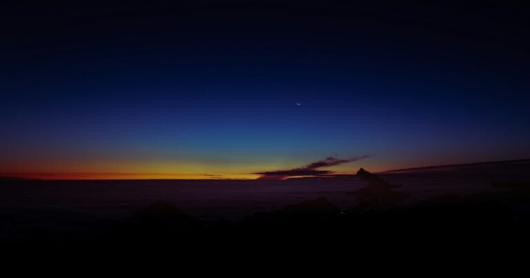 Mensagem de Boa Noite de Quarta-Feira: 50 Opções 6 Paisagem ao anoitecer para mensagem de quarta-feira