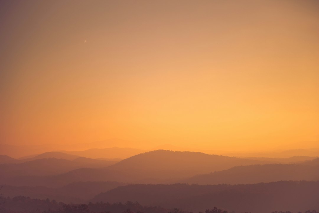 Pôr do sol romântico para mensagem de aniversário